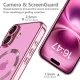 Tech-Protect MagFlex vāciņš Apple iPhone 16, Caurspīdīgs/Rozā