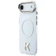 Karl Lagerfeld IML K Head Logo MagSafe vāciņš priekš iPhone Air, caurspīdīgs