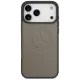 Mercedes Leather Vintage Logo MagSafe vāciņš iPhone 17 Pro Max, Taupe