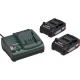 Akumulatora urbjmašīna-skrūvgriezis Metabo BS 18 L, 18V, 2x 2 Ah, metaBOX