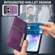 Samsung Galaxy A55 ( SM-A556B/DS ) LC.IMEEKE PU Leather Wallet Protective Book Case Cover, Purple | Telefona Vāciņš...
