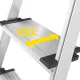 Hailo L80 ComfortLine 3 pakāpienu alumīnija kāpnes