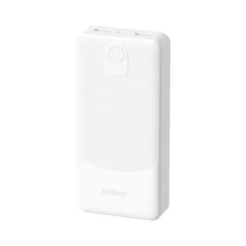 Ārējais akumulators Dudao K10Pro 20000mAh 2 x USB-A, balts