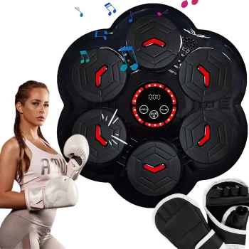 Muzikālais boksa mērķis ar Bluetooth un boksa cimdiem, USB