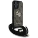 Guess 4G Big Logo Cord Strap Crossbody vāciņš priekš iPhone 16 Plus, brūns