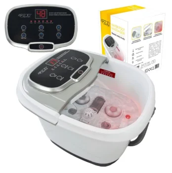 4Fizjo FOOT MASSAGER PRO+ ūdens pēdu masāžas ierīce, balta/pelēka