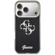 Guess IML 4G Script Metal vāciņš iPhone 17 Pro / 18 Pro, melns