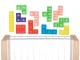 Bezgalīgā Tetris Puzzle Galda Spēle Bērniem, 42 bloki l Endless Tetris Puzzle Board Game for Kids