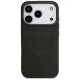 Mercedes Leather Vintage Logo MagSafe vāciņš iPhone 17 Pro Black