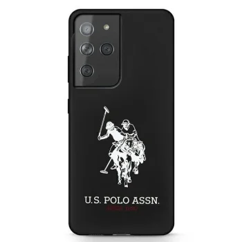 Samsung Galaxy S21 Ultra (SM-G998B) US Polo Silicone Logo Case Cover (USHCS21LSLHRBK), Black | Telefona Maciņš Vāks...