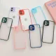 Milky Case silikona vāciņš Samsung Galaxy A72 4G tālrunim, puscaurspīdīgs, sarkans