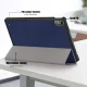 Lenovo Tab P11 Gen 2 (TB350FU) Trifold Stand PU Leather Hard Protective Cover Case, Dark Blue | Planšetes Vāciņš...
