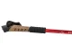 Skandināvu Nūjošana Teleskopiskās Staigāšanas Nūjas 2gab., Sarkanas | Nordic Walking Pole Set