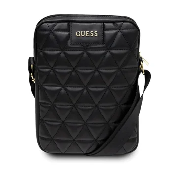 Guess Quilted soma planšetdatoram līdz 10", melna