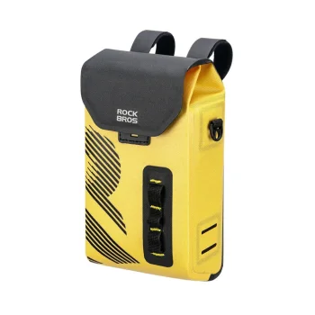 Rockbros AS-160 ūdensizturīga velosipēda soma 1.3L, dzeltena