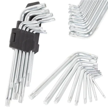 Seškanšu un Torx atslēgu komplekts 1.5-10mm (9 gab.)