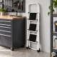 Saliekamas tērauda kāpnes ar 3 pakāpieniem ModernHome, līdz 150 kg