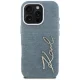 Karl Lagerfeld Jeans Signature Logo vāciņš iPhone 16 Pro ar MagSafe, Blue