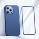 Korpusa vāciņš Joyroom 360 iPhone 13 Pro ar aizsargstiklu, zils (JR-BP935)