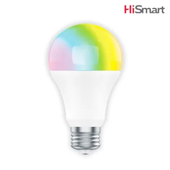 HiSmart viedā bezvadu spuldze A60, E27, 2700K, RGB+W