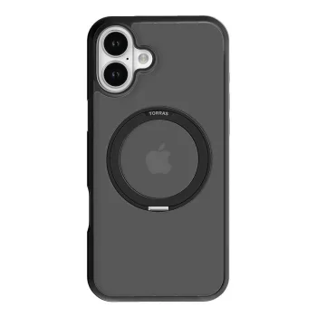Torras Ostand Pro vāciņš priekš iPhone 16 Plus, melns
