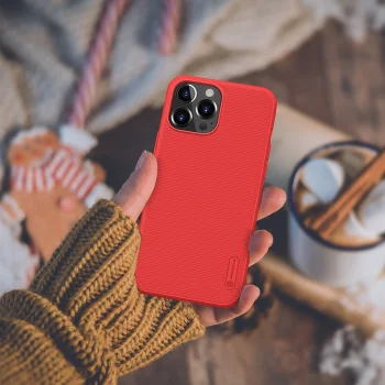 Nillkin Super Frosted Shield Pro vāciņš Apple iPhone 13 Pro Max, sarkans