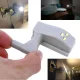 Eņģes LED lampiņa skapim 3 LED Pelēka