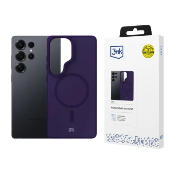 3mk Smoke MagCase vāciņš priekš Samsung Galaxy S25 Ultra, caurspīdīgi violets