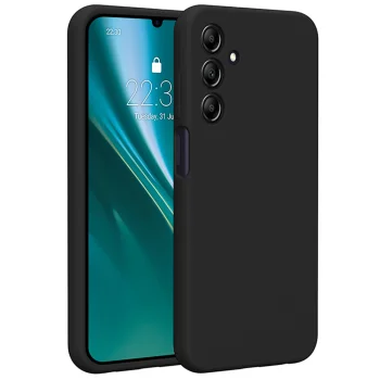Silikona vāciņš Etteri Silicone Case Samsung Galaxy A25 5G (Global), melns