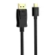 Orico XD-MDTH4 Mini DisplayPort uz HDMI kabelis, 4K 30Hz, 3m, Melns