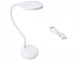 Elastīga LED galda lampa ar skārienvadību un USB-C, balta