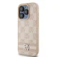 Dkny iPhone 15 Pro vāciņš Checkered Mono Pattern & Printed Stripes, rozā