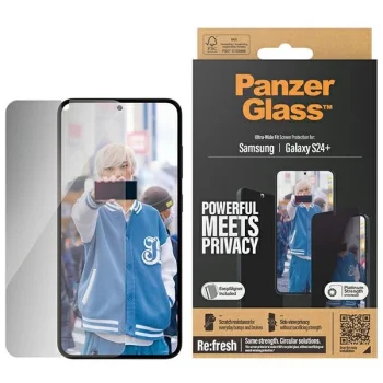 PanzerGlass Ultra-Wide Fit aizsargstikls ar aizsargstiklu un pozicionēšanas ierīci Samsung Galaxy S24+ | Privacy...