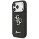 Guess Fixed Glitter Big 4G vāciņš iPhone 17 Pro / 18 Pro, melns