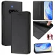 Nothing Phone (3a) RINACASIS Leather Book Cover Case, Black | Telefona Vāciņš Maciņš Apvalks Grāmatiņa
