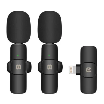 Bezvadu piespraužamais mikrofons Puluz PU3150B Lightning