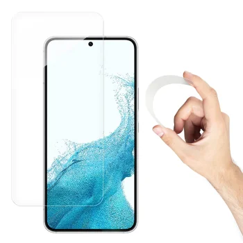 Hibrīda aizsargstikls Wozinsky Nano Flexi – Samsung Galaxy S22+ (S22 Plus), 9H, 0.15 mm