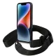 Karl Lagerfeld Color Stripes Strap vāciņš iPhone 14 Pro, rozā