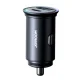 Joyroom JR-CCN04 mini auto lādētājs 60W USB-A USB-C - melns