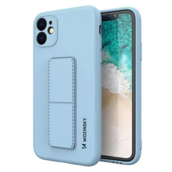 Wozinsky Kickstand Case vāciņš ar statīvu priekš Samsung Galaxy A22 4G, gaiši zils