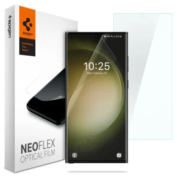 Spigen Neo Flex hidrogēla aizsargplēve Samsung Galaxy S23 Ultra, 2 gab., caurspīdīga