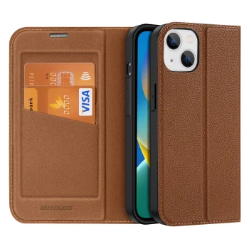 Dux Ducis Skin X2 atverams vāciņš iPhone 14 Plus, Brūns