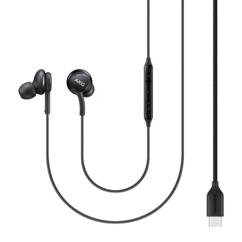 Samsung AKG EO-IC100BBEGEU USB-C Vadu Ieliekamās Austiņas - Melnas