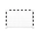 Neo-Sport NS-495 futbola vārti 300 x 200 x 90 cm, melni/balti