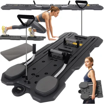 Trizand 00026343 daudzfunkcionāls pilates dēlis ar skaitītāju, pelēks