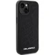Karl Lagerfeld iPhone 15 vāciņš HC Quilted K Pattern, melns