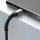 3mk Hyper Cable N-SERIES USB-C uz USB-C kabelis 1m 100W, melns