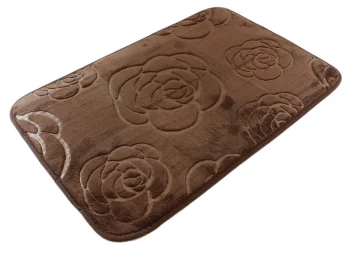 Vannas istabas paklājs 3D, Brūns | Bathroom Rug