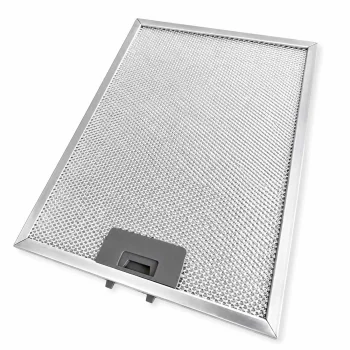Alumīnija tauku filtrs tvaika nosūcējam Berdsen BE-10A, 32 x 22.8 cm, 4 slāņi, sudraba