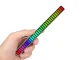 USB RGB LED gaismas josla ar skaņas reakciju, 18 režīmi, balta